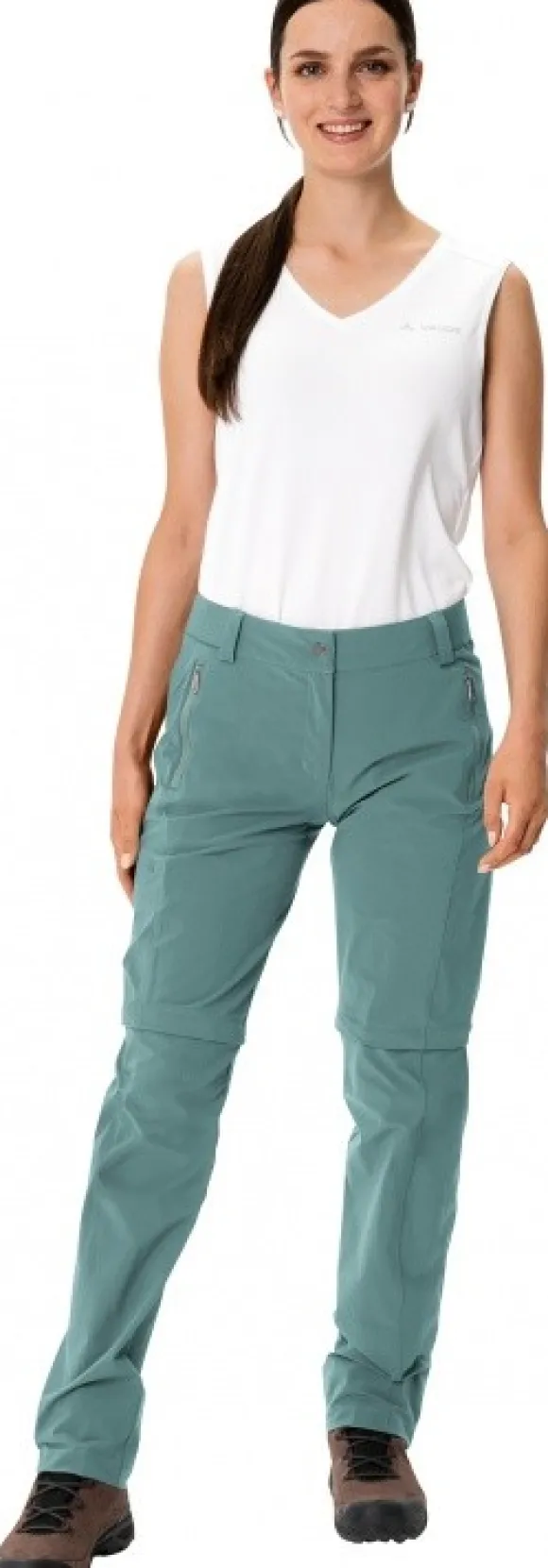 VAUDE Womens Farley Stretch ZO T-Zip Pants II